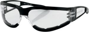 Black - clear lenses