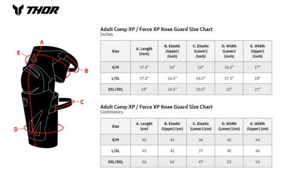 Thor Comp XP Knee Knee Guard