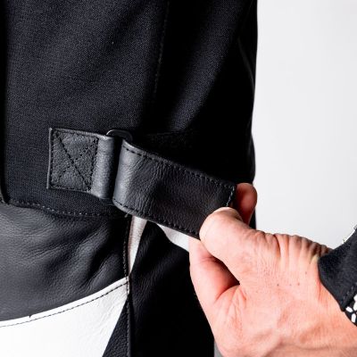 Leather Suit Two-Piece iXS Ace 1.0 Black-White-Red