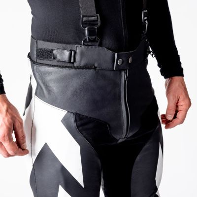 Leather Suit Two-Piece iXS Ace 1.0 Black-White-Red