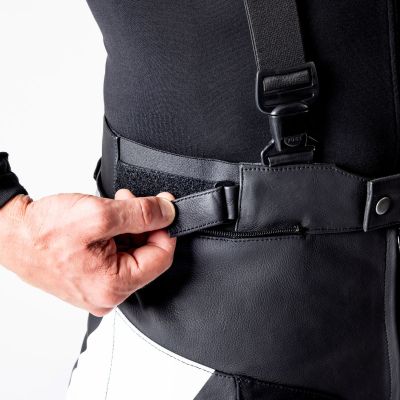 Leather Suit Two-Piece iXS Ace 1.0 Black-White-Red