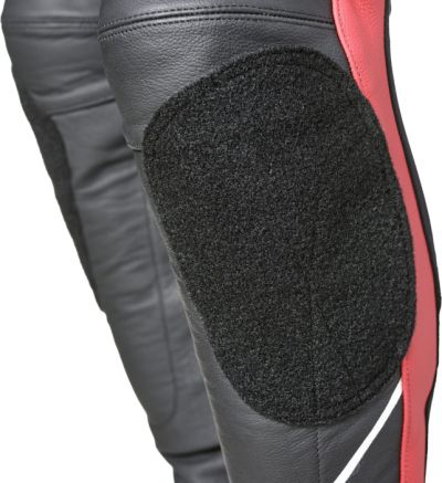 Кожен екип от 2 части GMS GR-1 черен-сив-бял