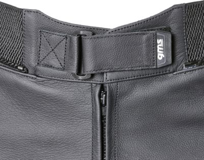 Кожен екип от 2 части GMS GR-1 черен-сив-бял