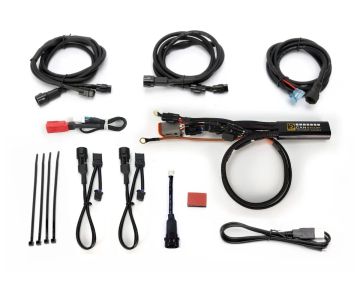 Инсталация Denali с CANsmart™ контролер за V-Twin - Harley-Davidson Street Glide, Road Glide, Sportster, Dyna, Softail, Touring, CVO & Trike