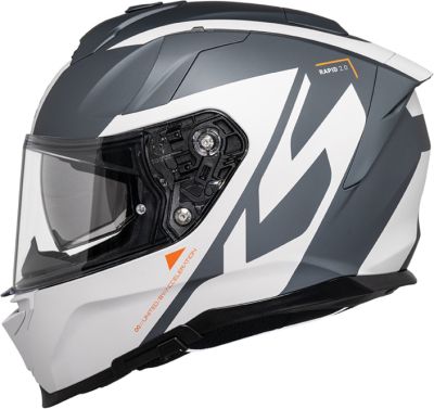 Helmet iXS Rapid 2.0 GRAPHIC Matt White-Grey