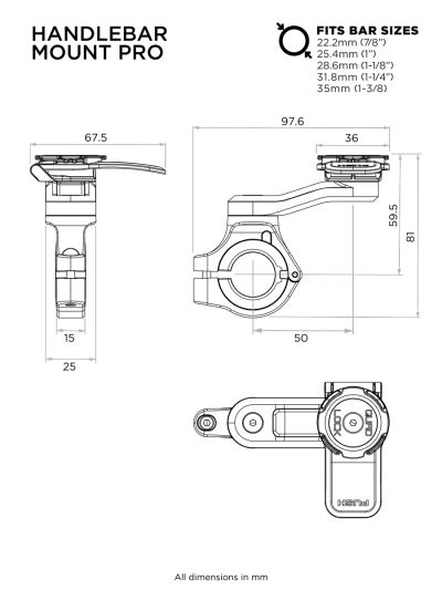 Quad Lock Handlebar Mount Pro