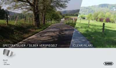 Визьор Shoei CJ-4 за каски J.O2 огледално сребрист