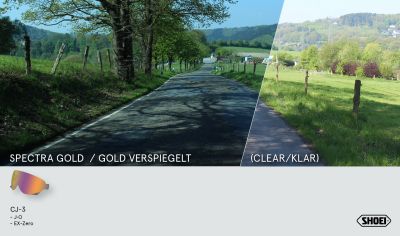 Визьор Shoei CJ-4 за каски J.O2 огледално златист