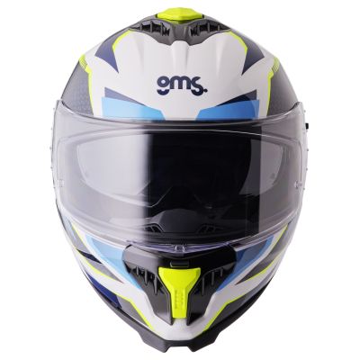Каска GMS Gelero White-blue-yellow