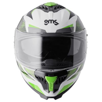 Каска GMS Gelero White-green-gray