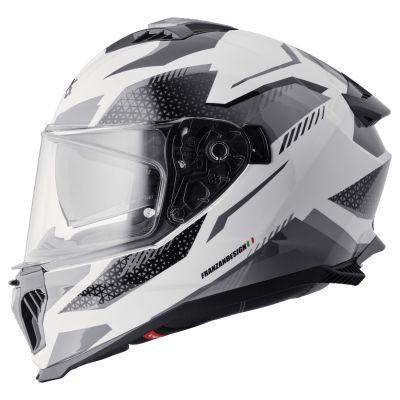 Каска GMS Gelero White-grey-dark grey