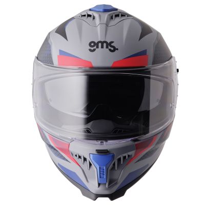 Каска GMS Gelero Matt gray-blue-red