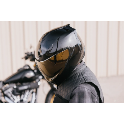 Helmet ICON Threshold Solid Gloss Black