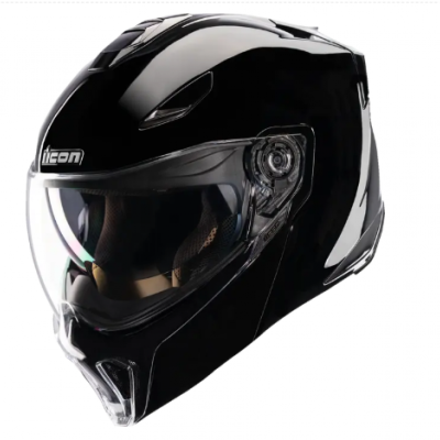 Helmet ICON Threshold Solid Gloss Black