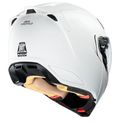 Helmet ICON Threshold Solid Gloss White