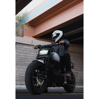 Helmet ICON Threshold Solid Gloss White