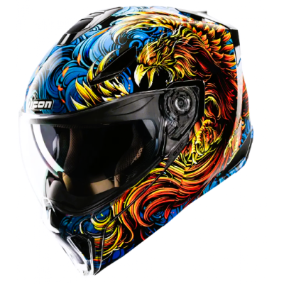 Каска ICON Threshold Burn Birdie Burn