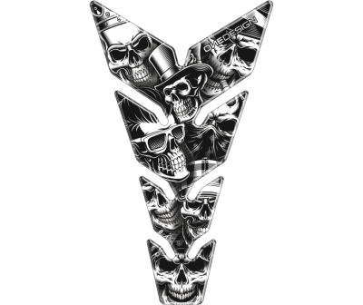 Протектор за резервоар OneDesigin SKULLS1 PAD8P