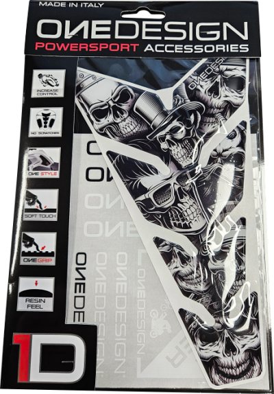 Протектор за резервоар OneDesigin SKULLS1 PAD8P