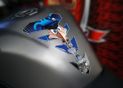 Протектор за резервоар OneDesigin JOKER BLUE CGEXS71BP