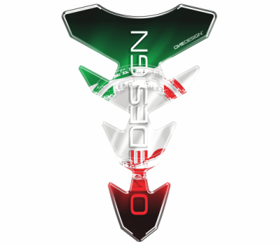 Протектор за резервоар OneDesigin ITALIAN FLAG CGEXS77P