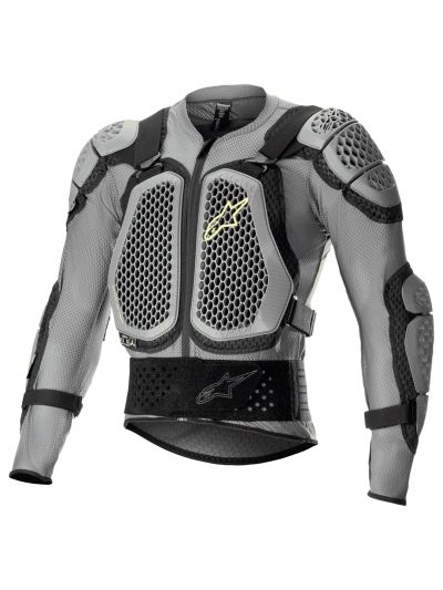 Protector jacket ALPINESTARS Bionic Action V2 Gray Black Yellow Fluo