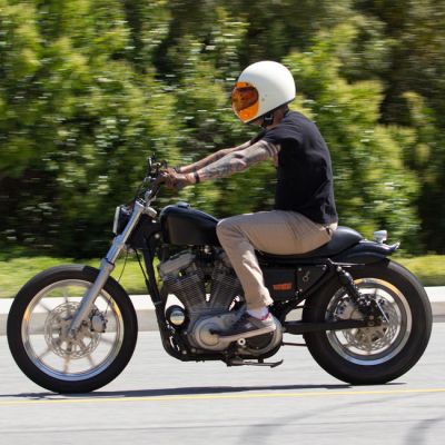 Универсален визьор Biltwell Bubble Anti-Fog Amber