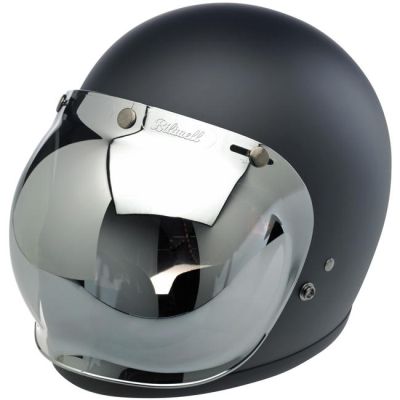 Универсален визьор Biltwell Bubble Anti-Fog Chrome Mirror