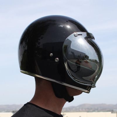 Универсален визьор Biltwell Bubble Anti-Fog Chrome Mirror