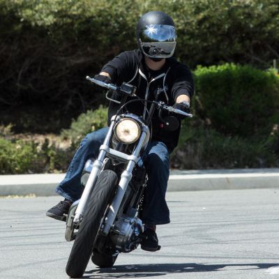 Универсален визьор Biltwell Bubble Anti-Fog Chrome Mirror