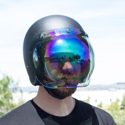 Универсален визьор Biltwell Bubble Anti-Fog Rainbow Mirror