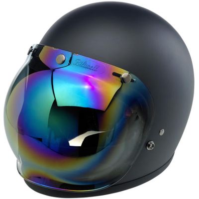 Универсален визьор Biltwell Bubble Anti-Fog Rainbow Mirror
